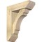 Ekena Millwork Olympic Slat Rough Sawn Bracket w/ Offset Brace, Douglas Fir, 6"W x 18"D x 22"H BKT0604X18X22OLY06RDF - alternate 1